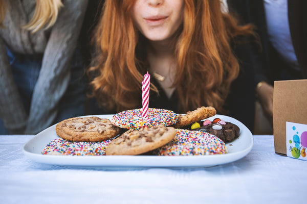 celebrate all your special occasions with bonjour bakehouse delicious cookies, birthdays, births, anniversaries