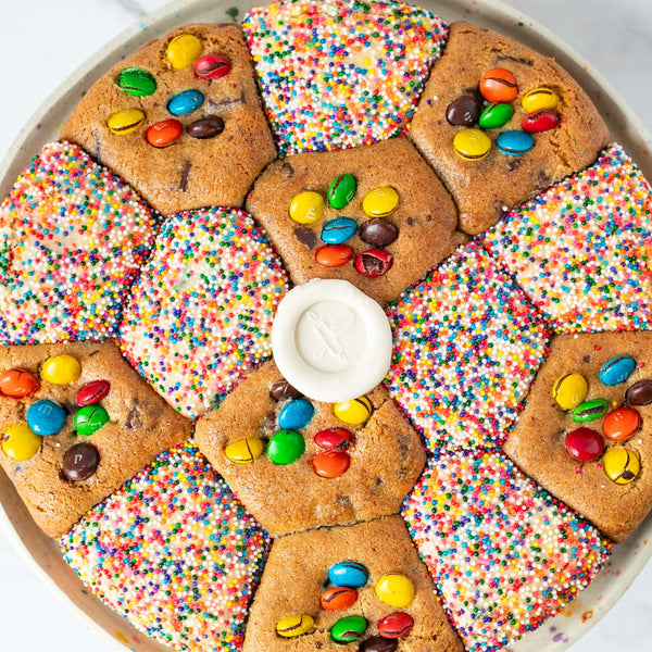 Birthday cookie cake