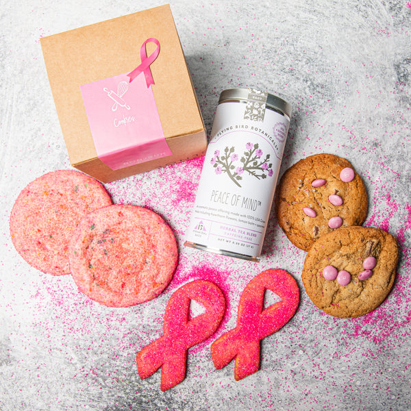 Pink October Gift Box Cookies + Tea  🌸🍪💕
