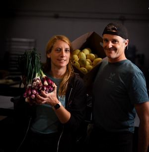 Ingrid and Francois, the owners of Bonjour Bakehouse