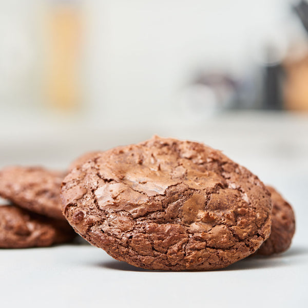 Best Gluten Free Cookie you have ever eaten. Crispy on the outside, fondant on the inside. Stack of 12 handmade freshly baked gluten free cookies. Baked in our San Francisco, California Bakery in small batched using only the best ingredients, mostly organic. 