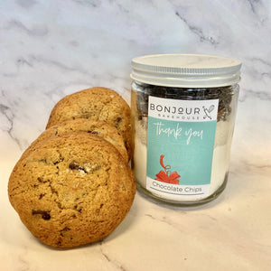 Thank you Cookie Mix Jar - Bake your cookies