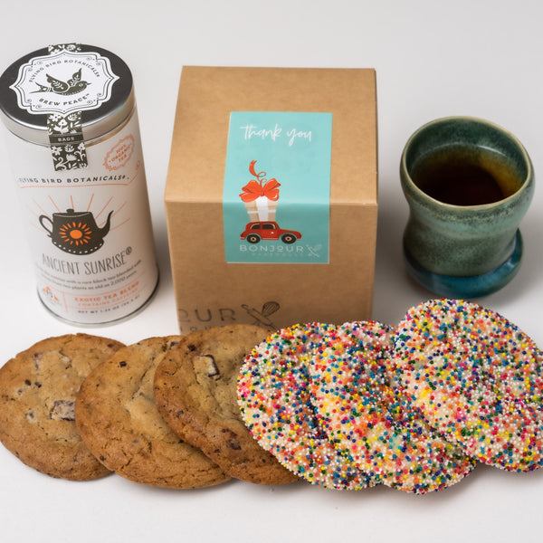 🎁 Appreciation Cookies & Hot Drink Gift Box 🙏🏾