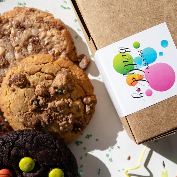 6 Assorted Cookies - Happy Birthday R