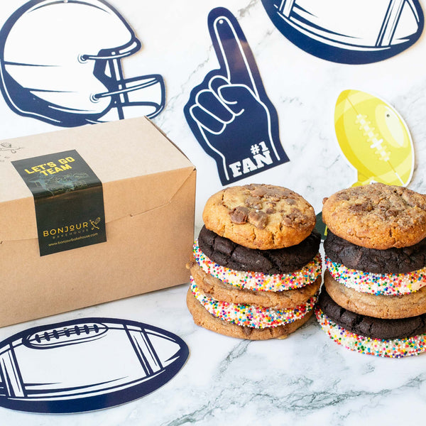 🏈 Fun Cookies - Touch Down - Large Box 40 cookies 🏈