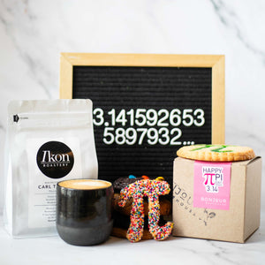 Pi Day 3.14 Assorted Cookies with Ikon Coffee beans