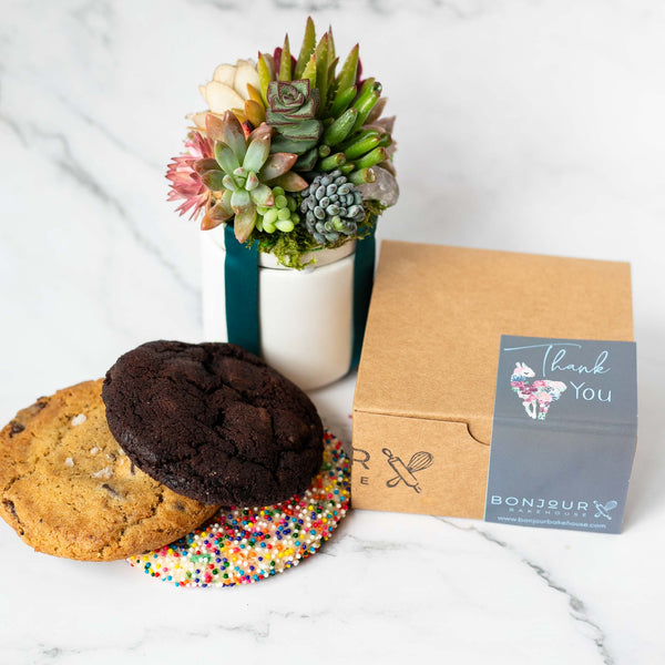Thank you Cookies Fun with Flowers