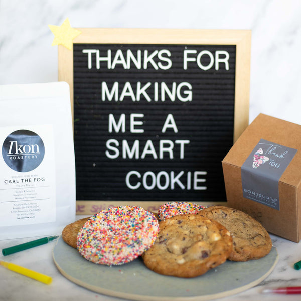 Teacher Day Cookies & Hot Drink Gift Box