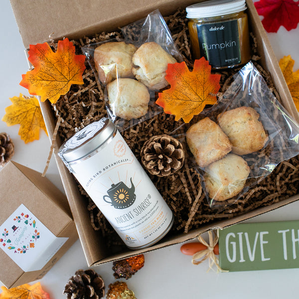 Thanksgiving Ultimate Gift Box - Tea & Pumpkin R - Customized it with your Company Logo