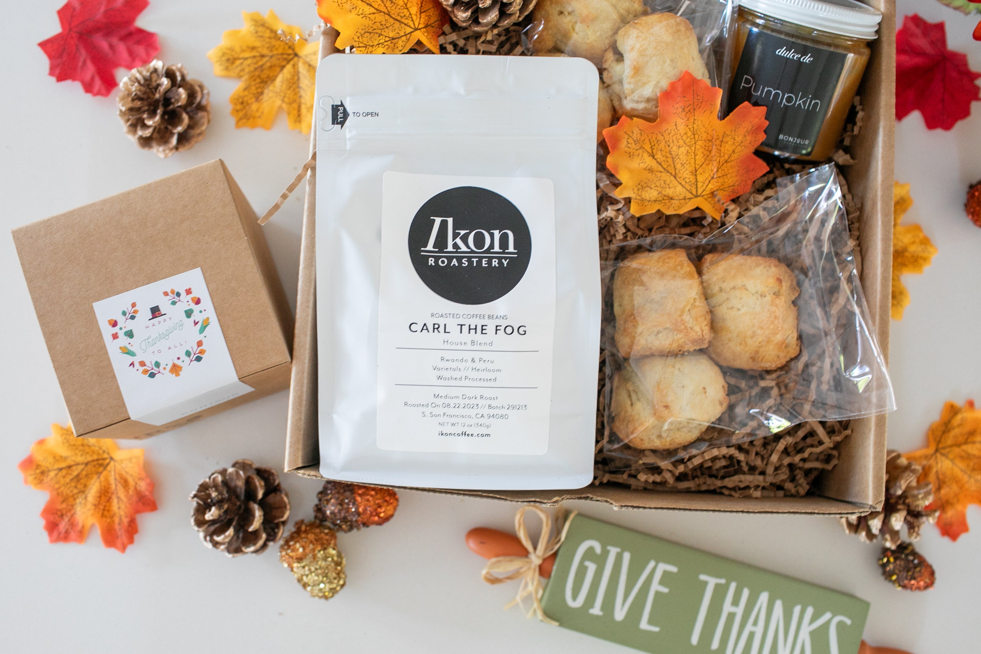 Thanksgiving Ultimate Gift Box - Cocoa & Pumpkin R - Customized it with your Company Logo 🍁 🍂