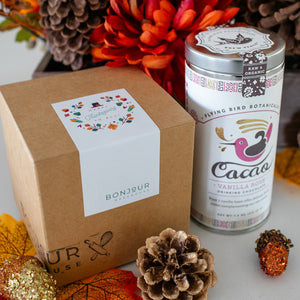 1 Thanksgiving Gift Box - Cookies + Cocoa R - Customized it with your Company Logo 🍁 🍂