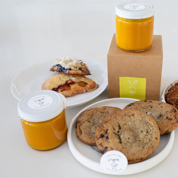 Our delicious vegan collection: Scones, dulce and cookies