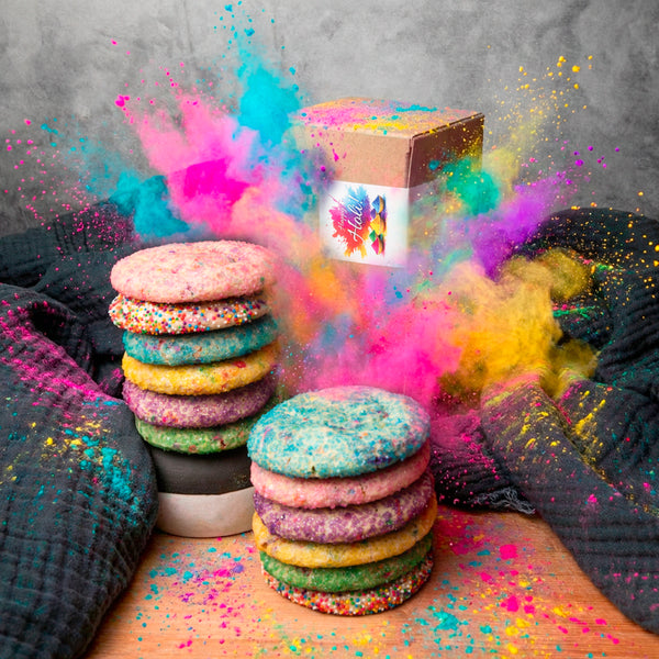 Happy Holi Assorted Cookies 💛🩷💚🍪