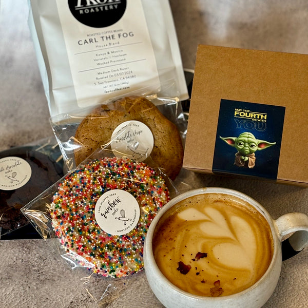 Gift Box Cookies & Coffee - May The Fourth Be With You!