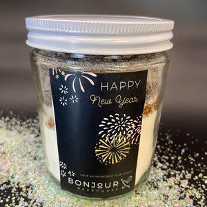 1 Jar of Cookie Mix - Chocolate Chip - Happy New Year R - Customized it with your Company Logo 🎇🎆
