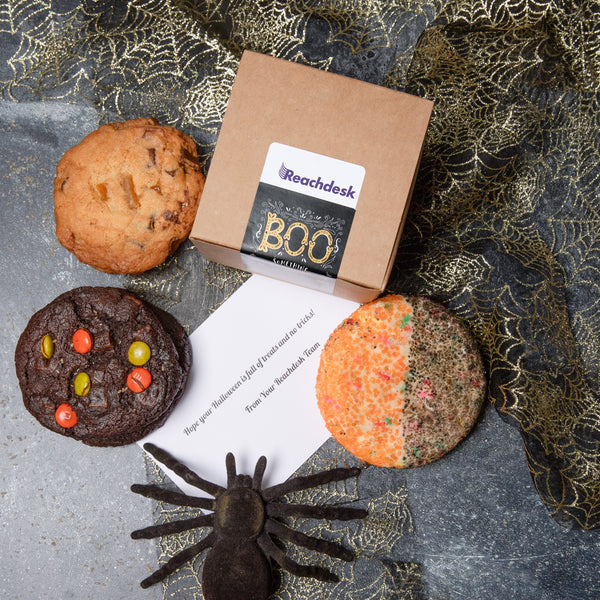 6 Boo - Monster Assorted Cookies - Customized it with your Company Logo