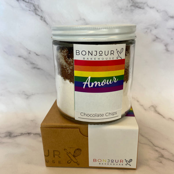 Amour de pride - Jar of Cookie Mix - Chocolate Chip ❤️🧡💛💚💙💜