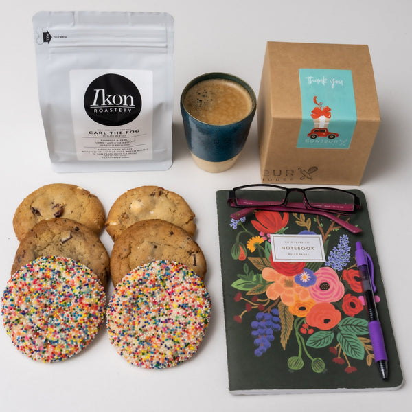 🎁 Appreciation Gluten Free Cookies & Hot Drink Gift Box 🙏🏾