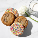 (6) Assorted Cookies - Choco Chips & Rainbows