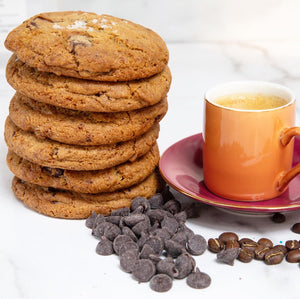 Handmade Chocolate Chip Cookies and Ikon Coffee