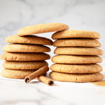 Stack of a dozen of delicious Snickerdoodle Cookies. Fresh baked daily in our California, San Francisco bakery in small batches, from the best local and organic ingredients. 