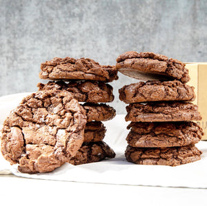Dozen of Gluten Free Cookies. Stack of 12 handmade freshly baked gluten free cookies. Baked in our San Francisco, California Bakery in small batched using only the best ingredients, mostly organic. 